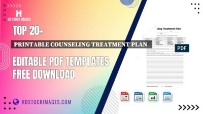 Top 20+ Printable Counseling Treatment Plan   Editable PDF Templates Free Download