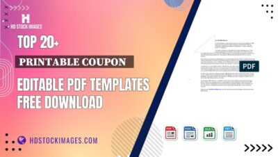Top 20+ Printable Coupon Editable PDF Templates Free Download