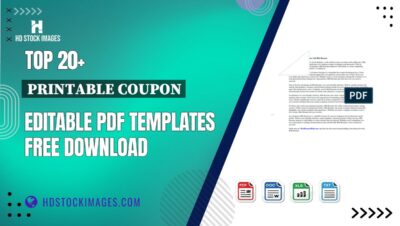 Top 20+ Printable Coupon Editable PDF Templates Free Download