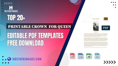 Top 20+ Printable Crown For Queen Editable PDF Templates Free Download