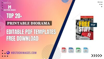 Top 20+ Printable Diorama  Editable PDF Templates Free Download