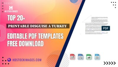 Top 20+ Printable Disguise A Turkey   Editable PDF Templates Free Download