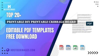 Top 20+ Printable Diy Printable Cribbage Board  Editable PDF Templates Free Download