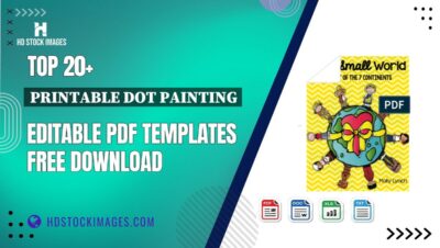 Top 20+ Printable Dot Painting Editable PDF Templates Free Download