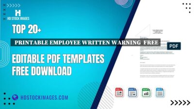 Top 20+  Printable Employee Written Warning  Free Editable PDF Templates Free Download