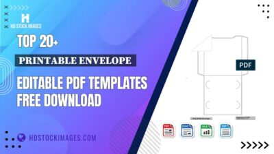 Top 20+ Printable Envelope  Editable PDF Templates Free Download