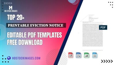 Top 20+ Printable Eviction Notice   Editable PDF Templates Free Download