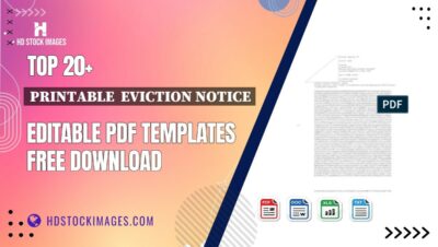 Top 20+ Printable  Eviction Notice Editable PDF Templates Free Download