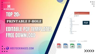 Top 20+ Printable F-hole Editable PDF Templates Free Download