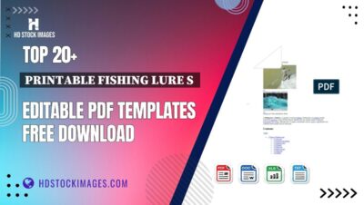 Top 20+ Printable Fishing Lure S  Editable PDF Templates Free Download