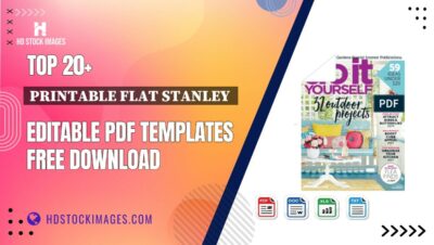 Top 20+ Printable Flat Stanley  Editable PDF Templates Free Download