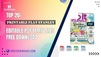 Top 20+ Printable Flat Stanley Editable PDF Templates Free Download