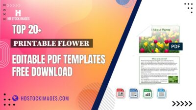 Top 20+ Printable Flower Editable PDF Templates Free Download