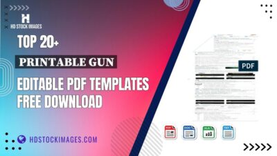 Top 20+ Printable Gun Editable PDF Templates Free Download
