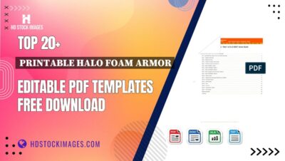 Top 20+ Printable Halo Foam Armor Editable PDF Templates Free Download