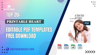 Top 20+ Printable Heart   Editable PDF Templates Free Download