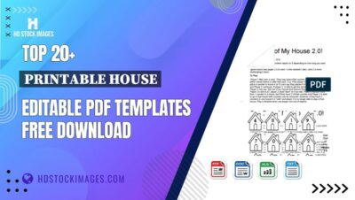 Top 20+ Printable House Editable PDF Templates Free Download