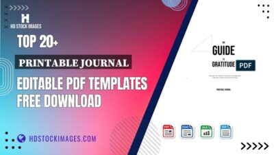 Top 20+ Printable Journal Editable PDF Templates Free Download