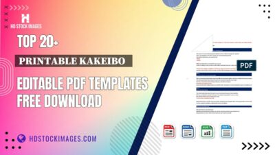 Top 20+ Printable Kakeibo   Editable PDF Templates Free Download