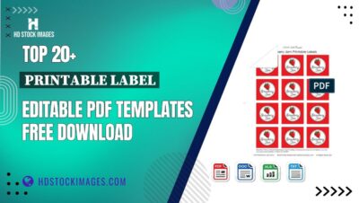 Top 20+ Printable Label Editable PDF Templates Free Download