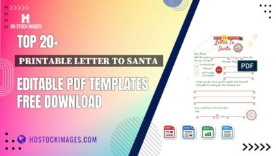 Top 20+ Printable Letter To Santa Editable PDF Templates Free Download
