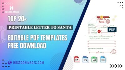 Top 20+ Printable Letter To Santa Editable PDF Templates Free Download