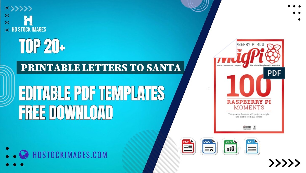 Top 20+ Printable Letters To Santa Editable PDF Templates Free Download