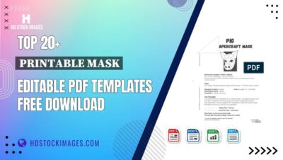 Top 20+ Printable Mask Editable PDF Templates Free Download