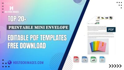 Top 20+ Printable Mini Envelope Editable PDF Templates Free Download