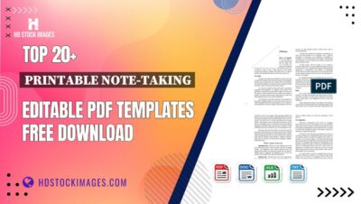 Top 20+ Printable Note-taking Editable PDF Templates Free Download