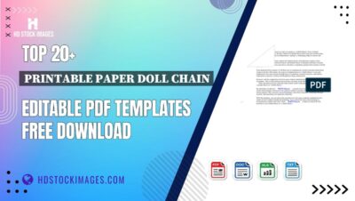 Top 20+ Printable Paper Doll Chain Editable PDF Templates Free Download