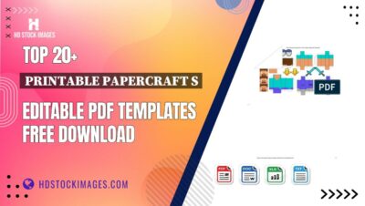 Top 20+ Printable Papercraft S Editable PDF Templates Free Download