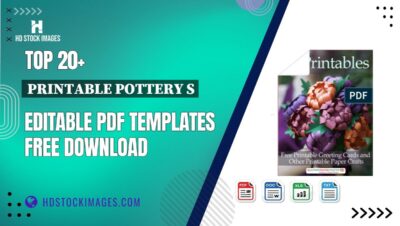 Top 20+ Printable Pottery S Editable PDF Templates Free Download