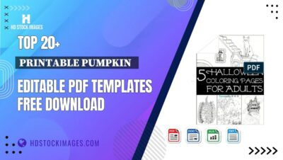 Top 20+ Printable Pumpkin   Editable PDF Templates Free Download