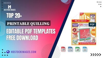 Top 20+ Printable Quilling Editable PDF Templates Free Download