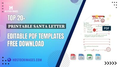 Top 20+ Printable Santa Letter Editable PDF Templates Free Download