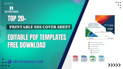 Top 20+ Printable Sds Cover Sheet Editable PDF Templates Free Download