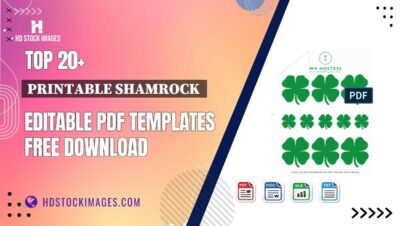 Top 20+ Printable Shamrock  Editable PDF Templates Free Download