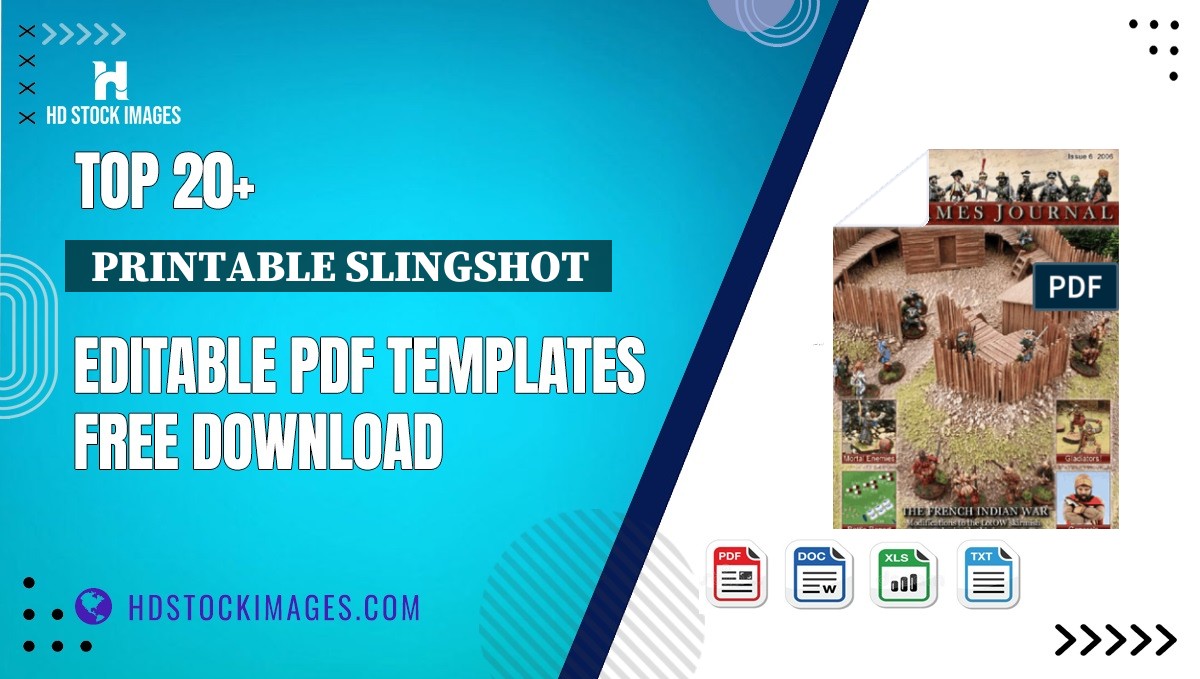 Top 20+  Printable Slingshot  Editable PDF Templates Free Download