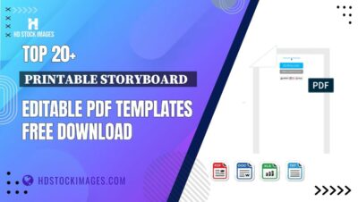 Top 20+ Printable Storyboard   Editable PDF Templates Free Download