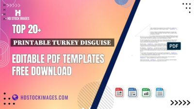 Top 20+ Printable Turkey Disguise  Editable PDF Templates Free Download