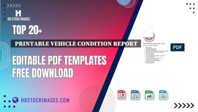 Top 20+  Printable Vehicle Condition Report  Editable PDF Templates Free Download