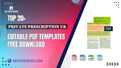 Top 20+ Private Prescription Uk Editable PDF Templates Free Download