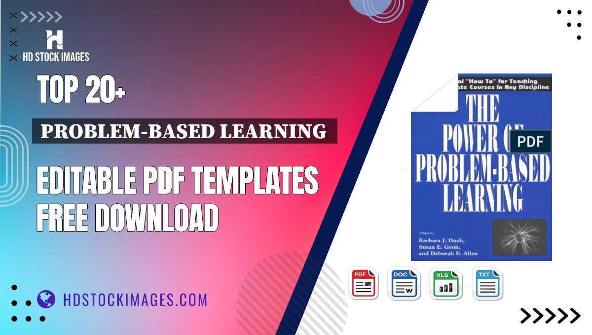 Top 20+ Problem-based Learning  Editable PDF Templates Free Download