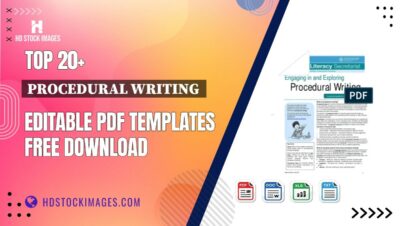 Top 20+ Procedural Writing  Editable PDF Templates Free Download