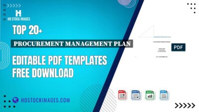 Top 20+ Procurement Management Plan Editable PDF Templates Free Download