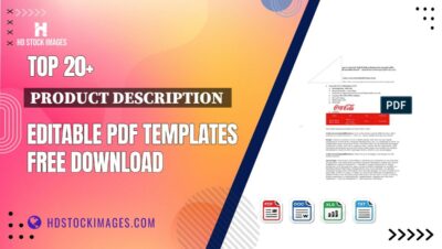 Top 20+ Product Description  Editable PDF Templates Free Download