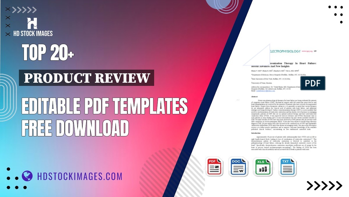 Top 20+ Product Review Editable PDF Templates Free Download