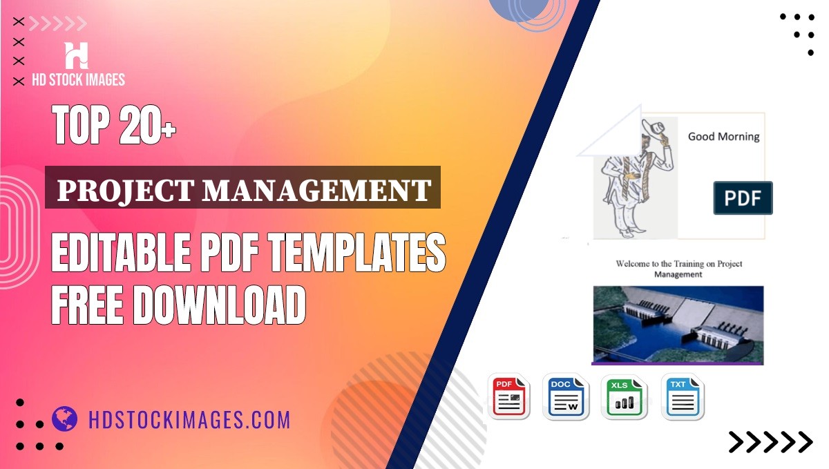 Top 20+ Project Management Editable PDF Templates Free Download