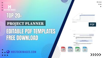 Top 20+ Project Planner  Editable PDF Templates Free Download